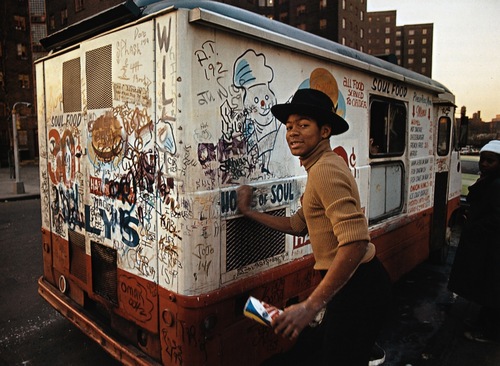 Graffiti:  Ragged Ice Cream Truck - 1970s or Early 1980s