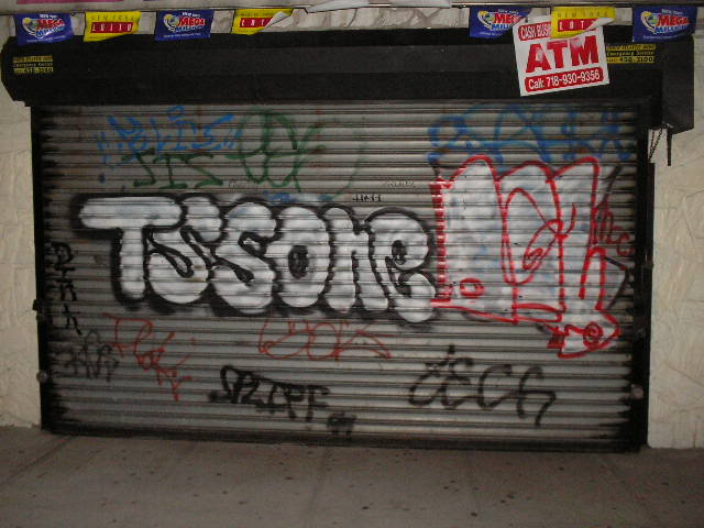 GRAFFITI:  TSSONE · DEK · 2RAGE · JIS · DINK