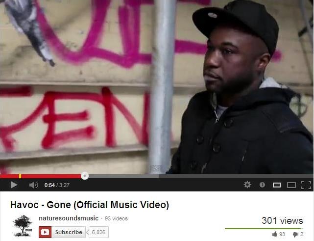 GRAFFITI:  FEN (SCREENSHOT FROM "GONE" VIDEO BY HAVOC