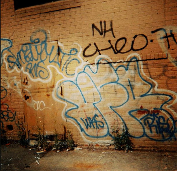 GRAFFITI:  GHOST RIS · VFR WKS RIS · CHEO