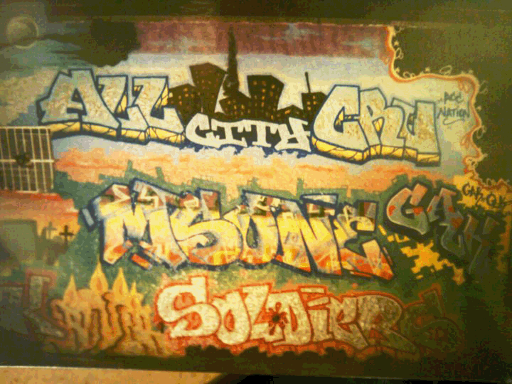 GRAFFITI:  ALL CITY CRU · MSONE · GAK