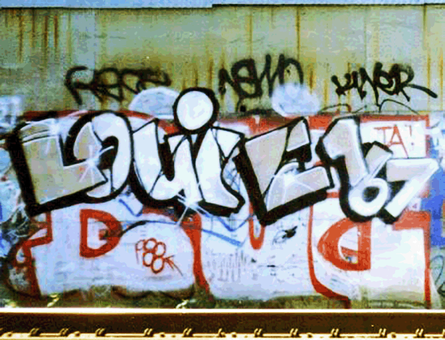 STREET GRAFFITI:  LOUIE167