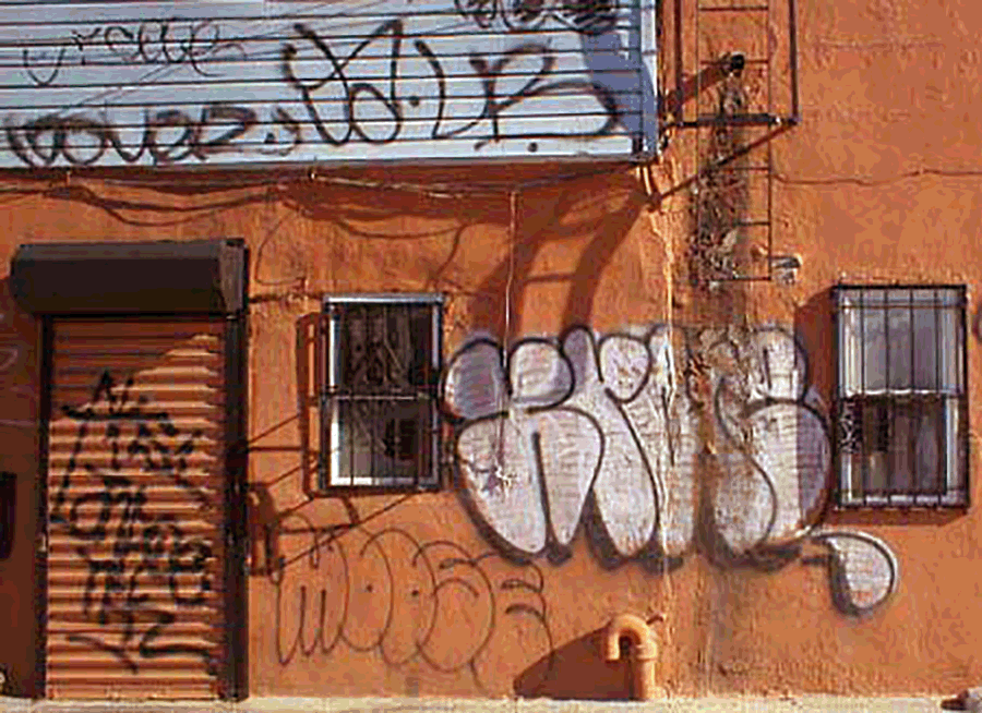 STREET GRAFFITI:  DOVER · JA · LB · MOOSE
