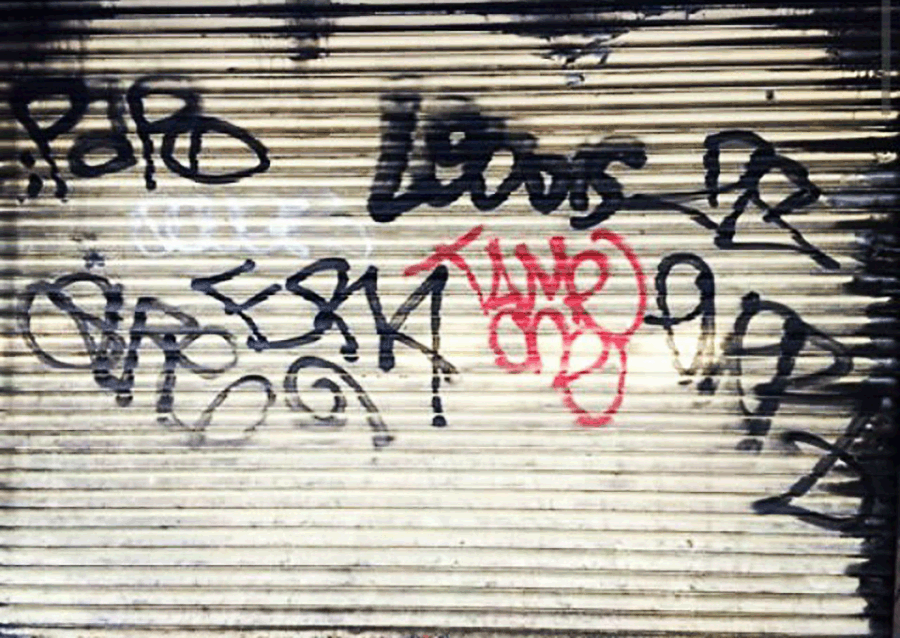 STREET GRAFFITI:  LEO DIS · PAPO · EVER · ZS · ERA