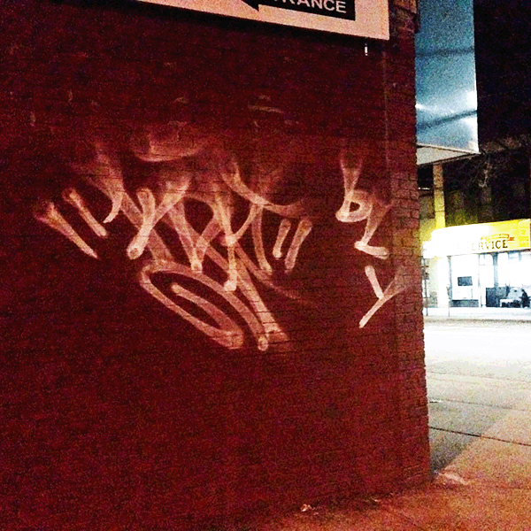 STREET GRAFFITI:  KE · BLY