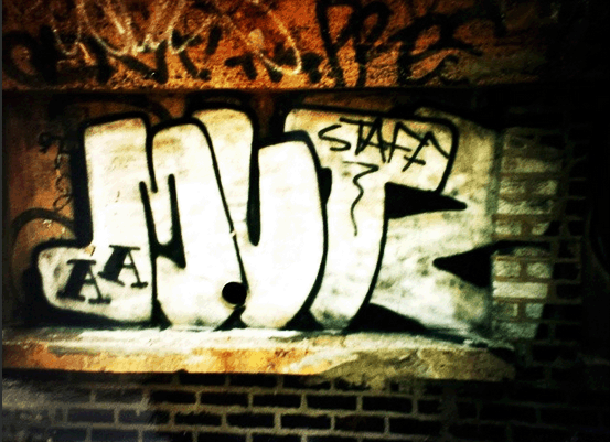 STREET GRAFFITI:  MUTZ AA STAFF