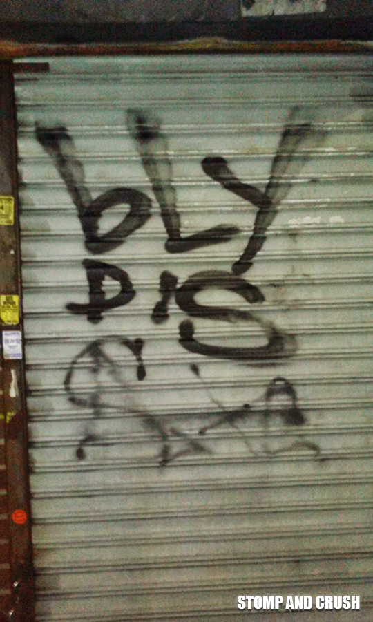STREET GRAFFITI:  BLY DIS