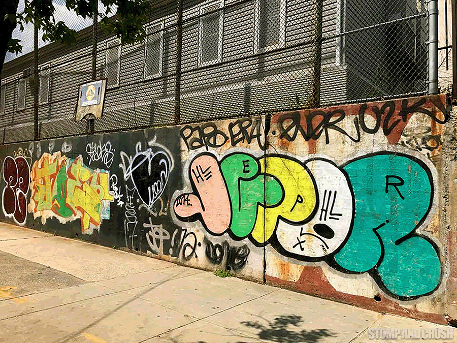 STREET GRAFFITI:  JEP HL · STACKS · MISS 17 · PAPO · ERA · EVER