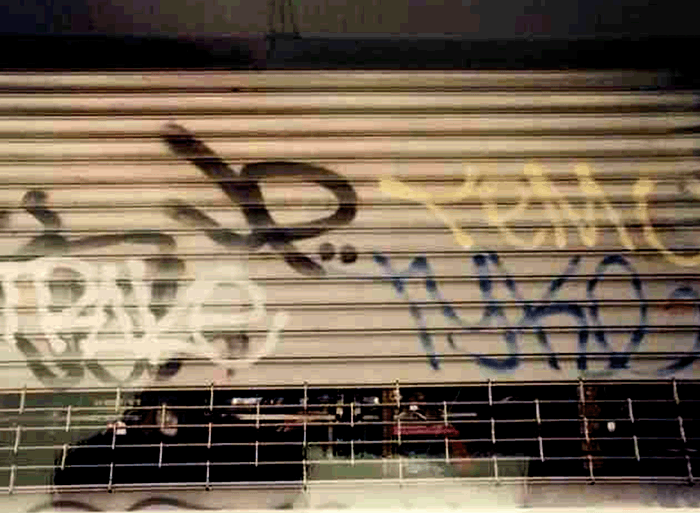 STREET GRAFFITI:  JP · REMO · TRAKE · JA · TYKE