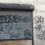 GRAFFITI: TRES · DART · DUSK TFK · BY 168