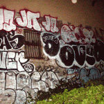 GRAFFITI: JA · COLO · CAS · EVER BF · DOVER XTC BF NVA