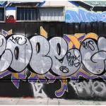 GRAFFITI: COPE BTC MPC · GHOST RIS · JA