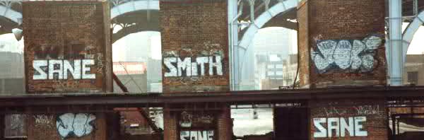 GRAFFITI: SANE · SMITH · JA