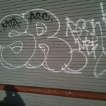 GRAFFITI: SR MTA ACC · DESA NBK