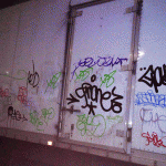 TRUCK GRAFFITI: GOUCHER · RNONE · RIBS · REEL CSV · HOJO · TS