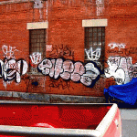 STREET GRAFFITI: ASP · CHEEZ · CH RTH BTM · RALOVER