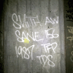 SUBWAY GRAFFITI: SMITH SANE 1987 AW 156 TFP TDS