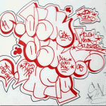 BLACK BOOK GRAFFITI: ASK GAK GLK ALL CITY CRUE ROUGHNECK SOLDIERS 1995