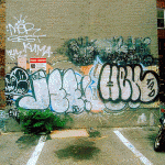 STREET GRAFFITI: JEE GOD BTC · HEK TAD · KUMA