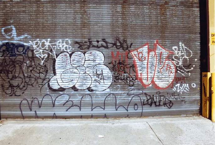 STREET GRAFFITI:  GIZ MTA · VE FTR · TECK BS · KET1