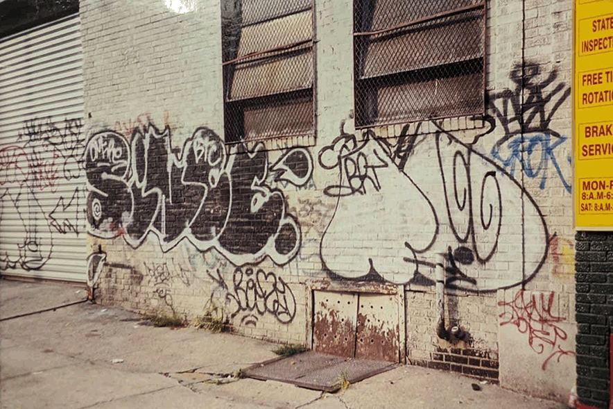 Bronx Street Graffiti: SINCE BTC, TOSKE BRT, TABE TFT
