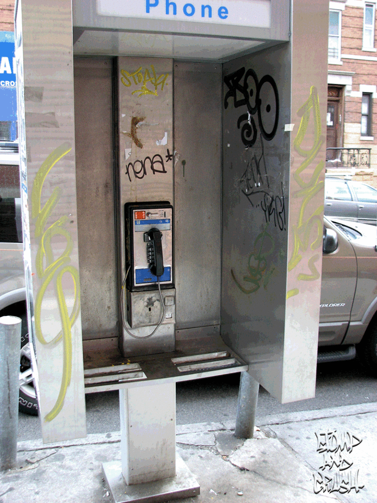PHONE BOOTH GRAFFITI